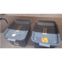 2 tubs w/full face repirators