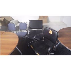 9 office chairs (various)