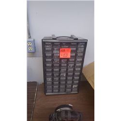 Nuts and bolts organizer (55 drawer full)