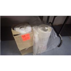 Rolls of H.D. plastic rolls