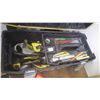 Image 2 : Large Flat Max Stanley tool box with various tools