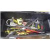 Image 4 : Large Flat Max Stanley tool box with various tools