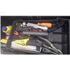 Image 5 : Large Flat Max Stanley tool box with various tools
