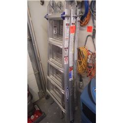 Werner folding combination step ladder