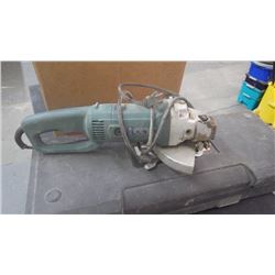 7" angle grinder and empty tool box