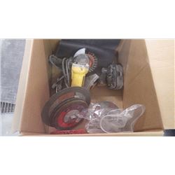 DeWalt angle grinder and accessories
