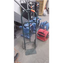 Hand cart with rubber tires