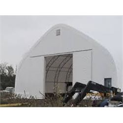 UNUSED NEVER ERECTED NORESMAN STRUCTURES COVERALL BUILDING APPROX 30' W X 80'L X 30'H WITH SINGLE MA