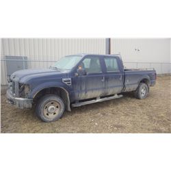 NO PST….Parts only 2008 Ford F250 crew cab 4 x 4 long box with next to new tires Vin# 1FTSW21578EC29
