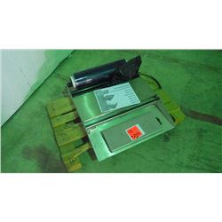 Heat seal table top shrink wrapper