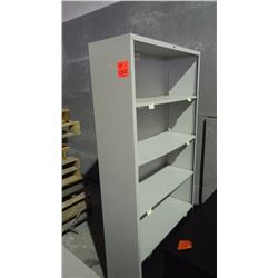 5 shelf metal book cabinet