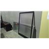 Image 3 : 4 glass divider panels, one on rollers