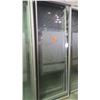 Image 1 : Approximately 9 glass panels/sliding doors with aluminum frames on rollers