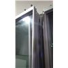 Image 2 : Approximately 9 glass panels/sliding doors with aluminum frames on rollers