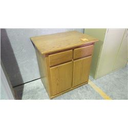 Wood cabinet