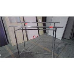 Stainless steel chrome coat rack
