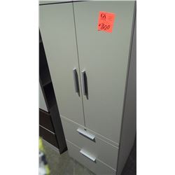 Office cabinet with 2 drawer file cabinet