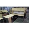 Image 1 : L-shaped desk with hutch