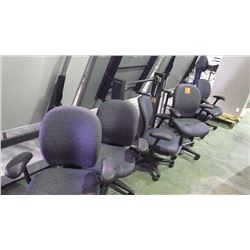Set of 4 high end boardroom chairs