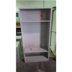 5 shelf metal book cabinet