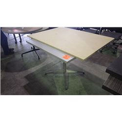 Work table with aspenite board