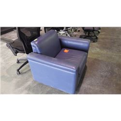 Leather arm chair