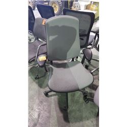 Office arm chair on wheels