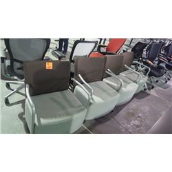 4 reception room chairs