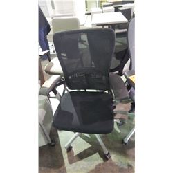 Herman Miller office chair with back support on wheels
