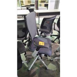 Herman Miller office chair with back support on wheels