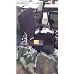Herman Miller office chair with back support on wheels