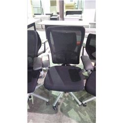 Herman Miller office chair with back support on wheels