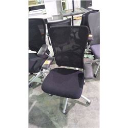 Herman Miller office chair with back support on wheels