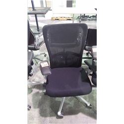 Herman Miller office chair with back support on wheels