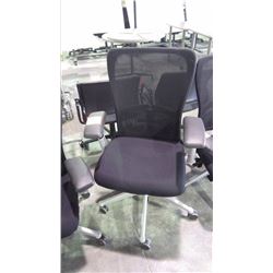 Herman Miller office chair with back support on wheels