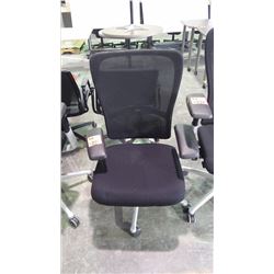 Herman Miller office chair with back support on wheels
