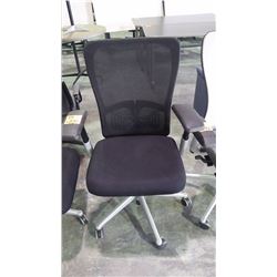 Herman Miller office chair with back support on wheels