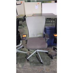 Herman Miller office chair with back support on wheels