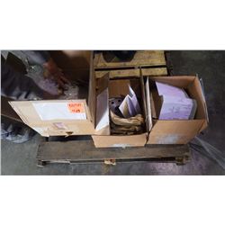 3 boxes of flanges and 8" check valves for boilers