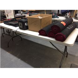 Plastic folding table