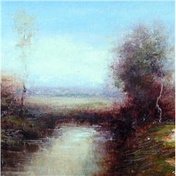 Abstract Original Art Hand Signed RARE DEALER LIQUIDATION Museum Quality Painting Impressionism Art