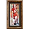 Image 3 : Floral in Vase Large Painting on Canvas Janier Original Art Dealer Sale