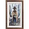 Cowgirl Textured Original Painting Acrylic Palette Knife Janier