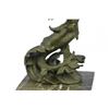 Image 2 : Poseidon Or Zeus Bronze Sculpture on marble base (7"X4")