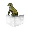 Image 8 : 15 Lbs English Bulldog Dog Animal edition Bronze Sculpture on Marble Base Statue
