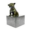 Image 9 : 15 Lbs English Bulldog Dog Animal edition Bronze Sculpture on Marble Base Statue