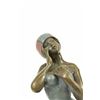 Image 3 : Sport Swimmer Mid Century bronze Sculpture on marble base