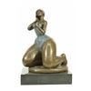 Image 8 : Sport Swimmer Mid Century bronze Sculpture on marble base