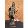 Image 1 : Greek Warrior Bronze Sculpture on marble base Statue