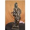 Image 8 : Greek Warrior Bronze Sculpture on marble base Statue
